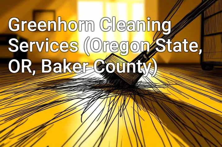 Greenhorn Cleaning Services (Oregon State, OR, Baker County)