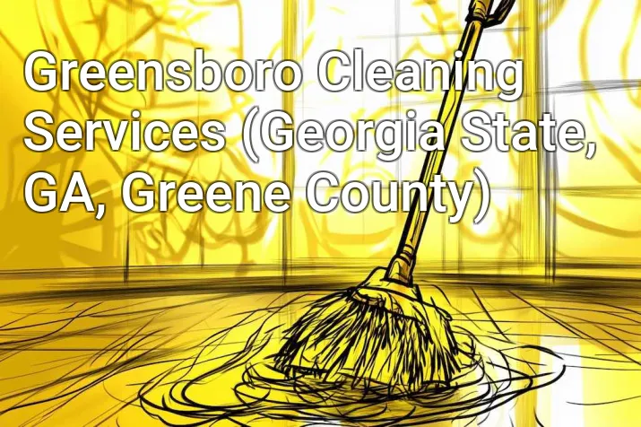 Greensboro Cleaning Services (Georgia State, GA, Greene County)