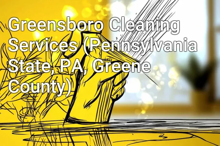 Greensboro Cleaning Services (Pennsylvania State, PA, Greene County)