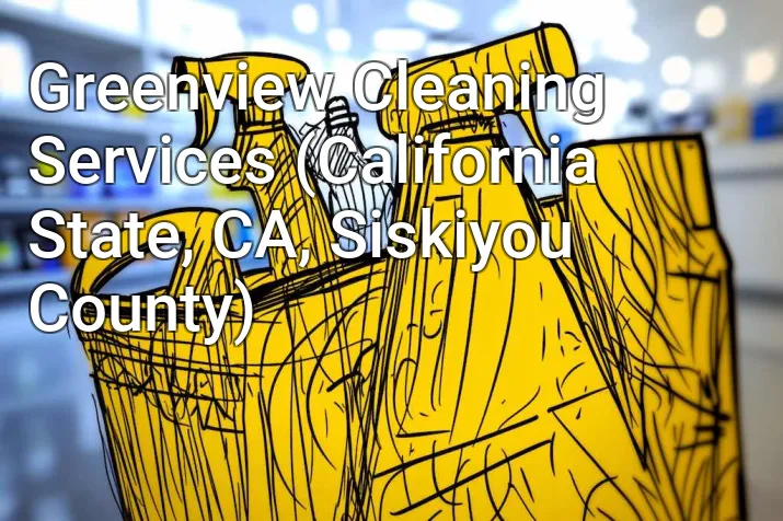 Greenview Cleaning Services (California State, CA, Siskiyou County)