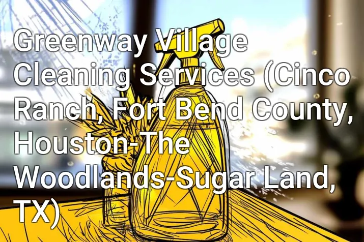 Greenway Village Cleaning Services (Cinco Ranch, Fort Bend County, Houston-The Woodlands-Sugar Land, TX)