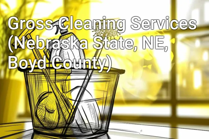 Gross Cleaning Services (Nebraska State, NE, Boyd County)