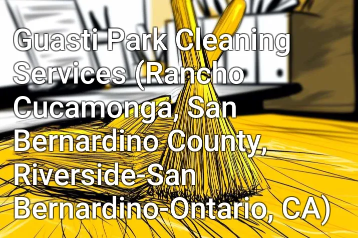 Guasti Park Cleaning Services (Rancho Cucamonga, San Bernardino County, Riverside-San Bernardino-Ontario, CA)
