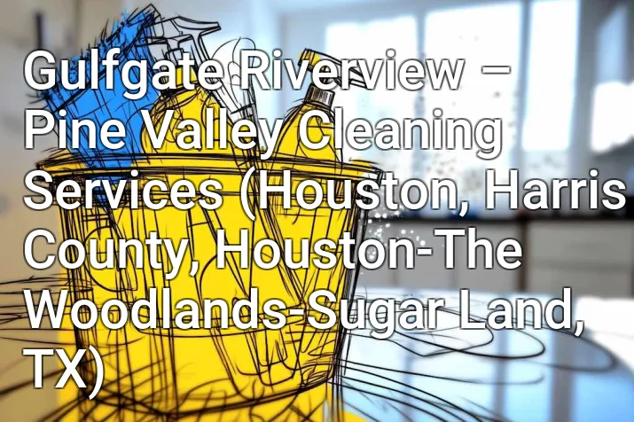 Gulfgate Riverview – Pine Valley Cleaning Services (Houston, Harris County, Houston-The Woodlands-Sugar Land, TX)