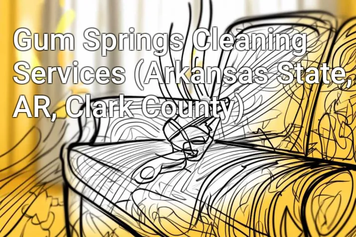 Gum Springs Cleaning Services (Arkansas State, AR, Clark County)