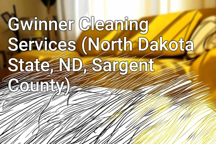 Gwinner Cleaning Services (North Dakota State, ND, Sargent County)