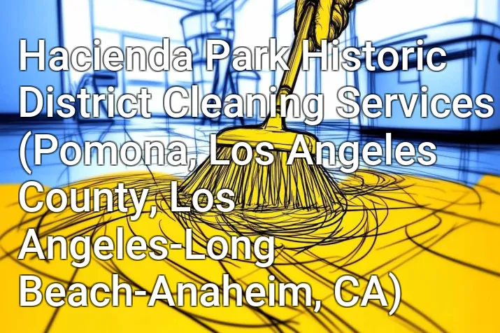 Hacienda Park Historic District Cleaning Services (Pomona, Los Angeles County, Los Angeles-Long Beach-Anaheim, CA)