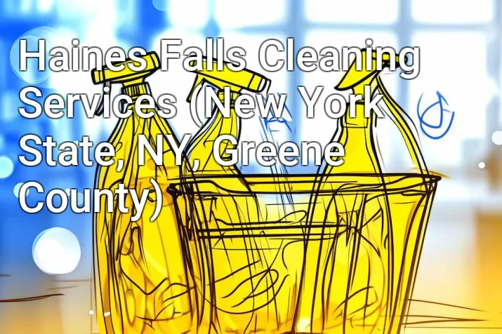 Haines Falls Cleaning Services (New York State, NY, Greene County)