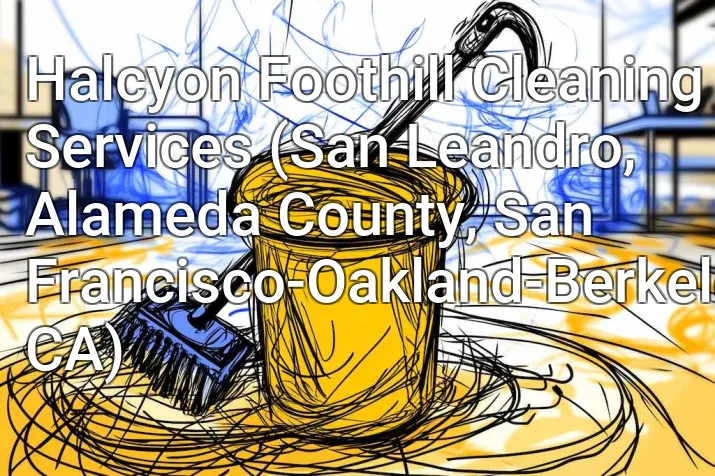 Halcyon Foothill Cleaning Services (San Leandro, Alameda County, San Francisco-Oakland-Berkeley, CA)