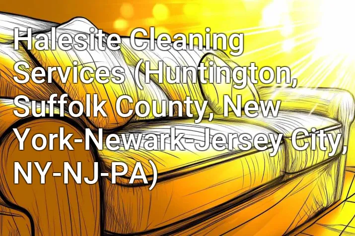 Halesite Cleaning Services (Huntington, Suffolk County, New York-Newark-Jersey City, NY-NJ-PA)
