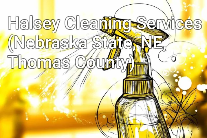 Halsey Cleaning Services (Nebraska State, NE, Thomas County)