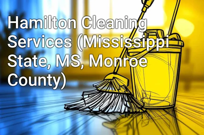 Hamilton Cleaning Services (Mississippi State, MS, Monroe County)