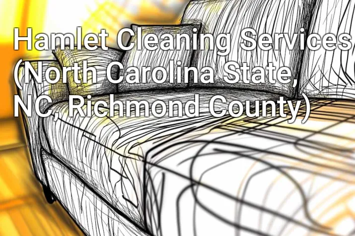 Hamlet Cleaning Services (North Carolina State, NC, Richmond County)