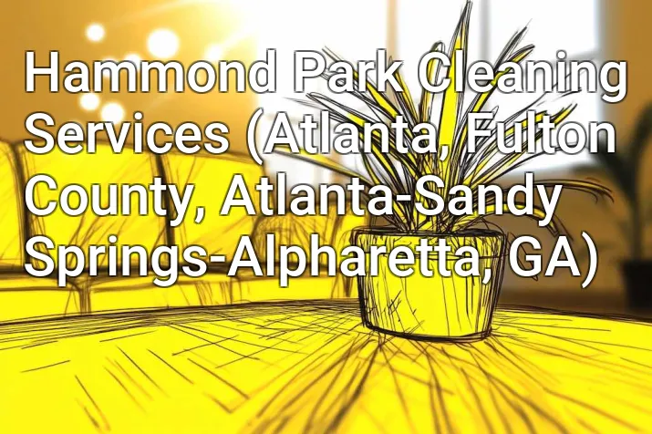 Hammond Park Cleaning Services (Atlanta, Fulton County, Atlanta-Sandy Springs-Alpharetta, GA)