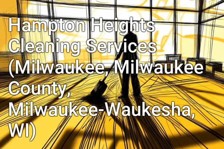Hampton Heights Cleaning Services (Milwaukee, Milwaukee County, Milwaukee-Waukesha, WI)