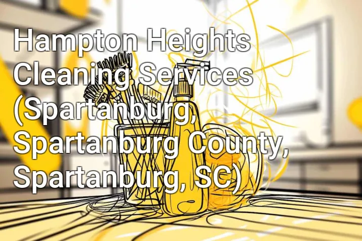 Hampton Heights Cleaning Services (Spartanburg, Spartanburg County, Spartanburg, SC)