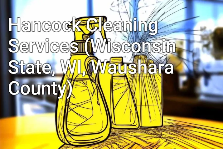 Hancock Cleaning Services (Wisconsin State, WI, Waushara County)