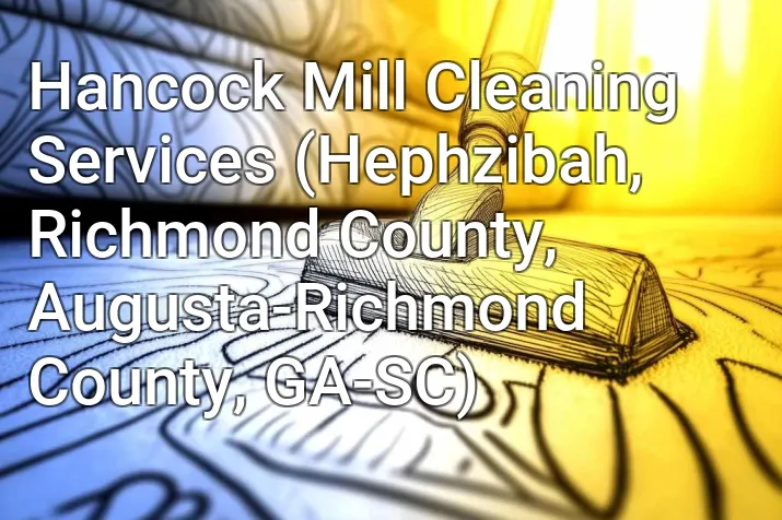 Hancock Mill Cleaning Services (Hephzibah, Richmond County, Augusta-Richmond County, GA-SC)