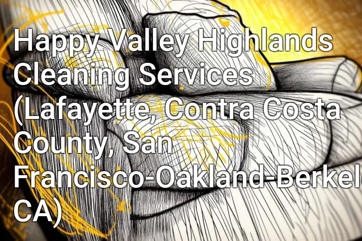 Happy Valley Highlands Cleaning Services (Lafayette, Contra Costa County, San Francisco-Oakland-Berkeley, CA)