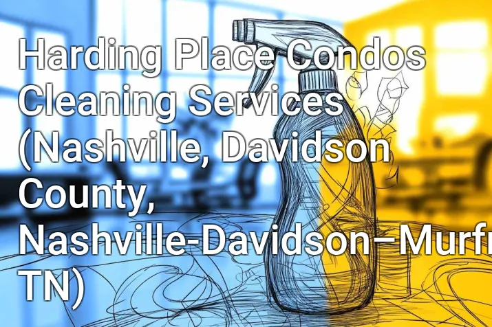 Harding Place Condos Cleaning Services (Nashville, Davidson County, Nashville-Davidson–Murfreesboro–Franklin, TN)