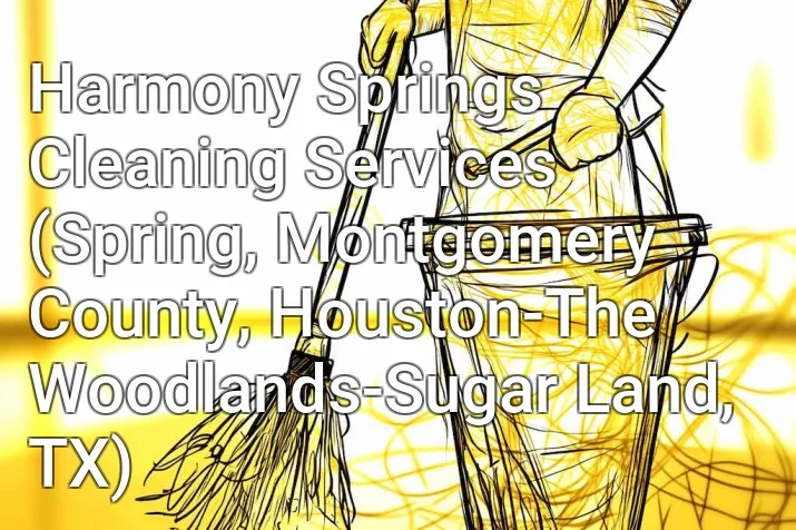 Harmony Springs Cleaning Services (Spring, Montgomery County, Houston-The Woodlands-Sugar Land, TX)