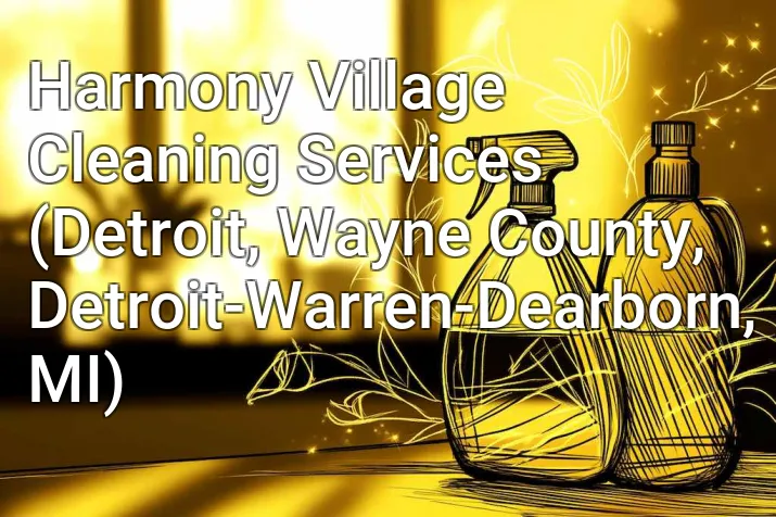 Harmony Village Cleaning Services (Detroit, Wayne County, Detroit-Warren-Dearborn, MI)