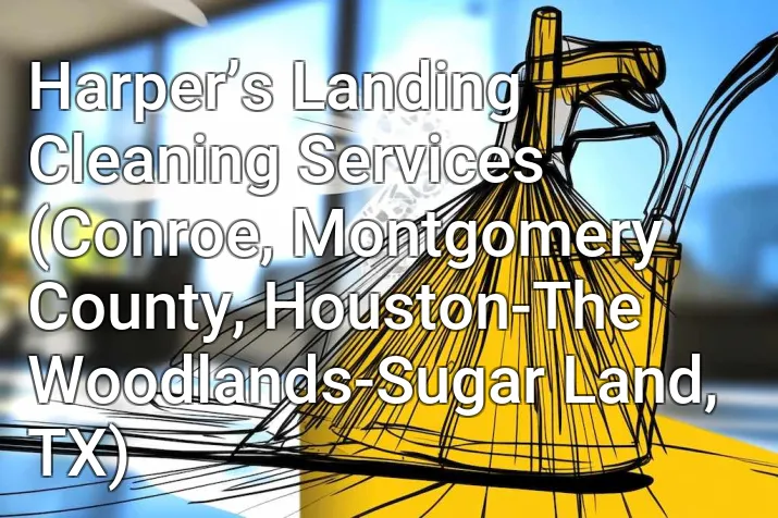 Harper’s Landing Cleaning Services (Conroe, Montgomery County, Houston-The Woodlands-Sugar Land, TX)