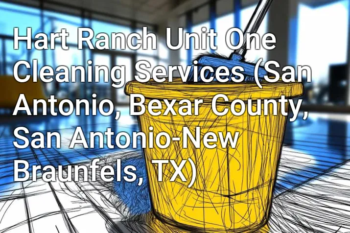 Hart Ranch Unit One Cleaning Services (San Antonio, Bexar County, San Antonio-New Braunfels, TX)