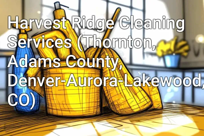 Harvest Ridge Cleaning Services (Thornton, Adams County, Denver-Aurora-Lakewood, CO)