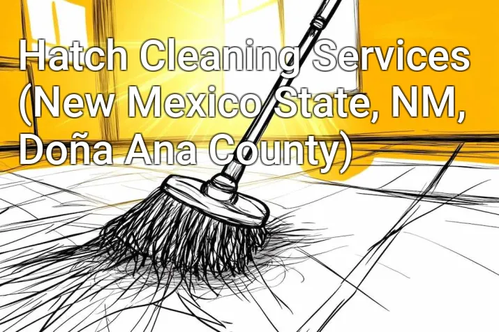 Hatch Cleaning Services (New Mexico State, NM, Doña Ana County)