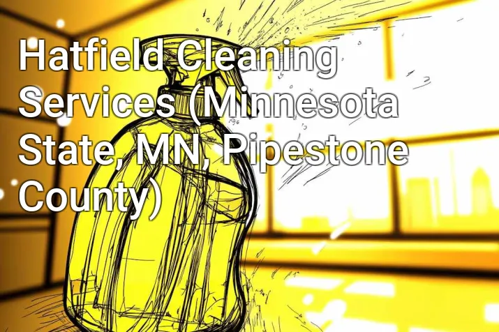 Hatfield Cleaning Services (Minnesota State, MN, Pipestone County)