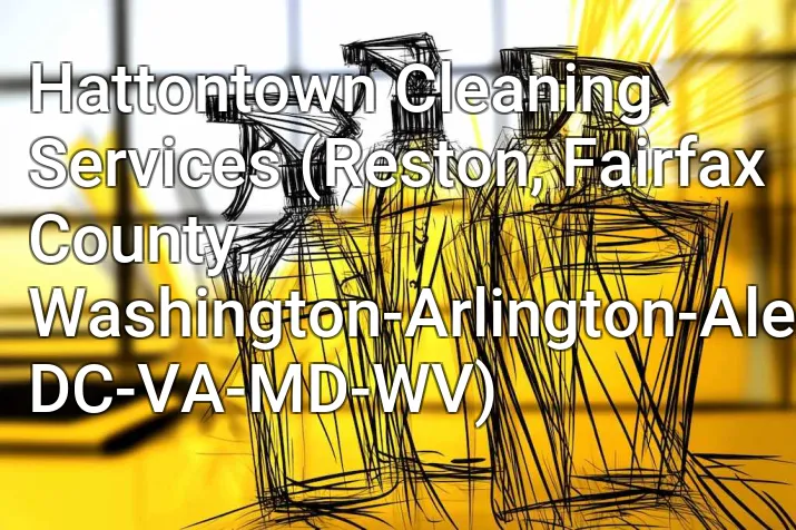 Hattontown Cleaning Services (Reston, Fairfax County, Washington-Arlington-Alexandria, DC-VA-MD-WV)