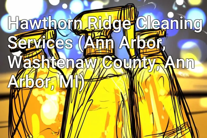 Hawthorn Ridge Cleaning Services (Ann Arbor, Washtenaw County, Ann Arbor, MI)