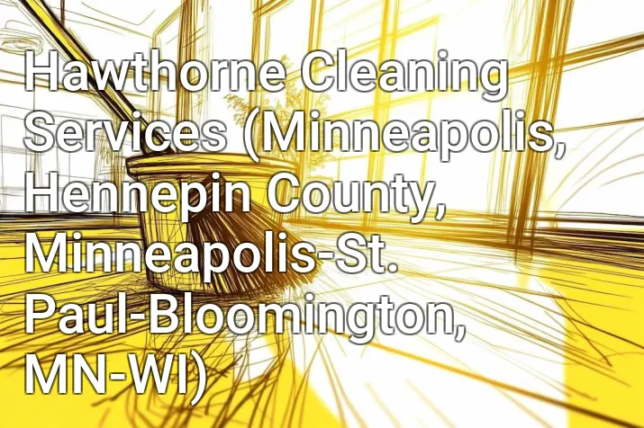 Hawthorne Cleaning Services (Minneapolis, Hennepin County, Minneapolis-St. Paul-Bloomington, MN-WI)