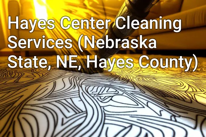 Hayes Center Cleaning Services (Nebraska State, NE, Hayes County)