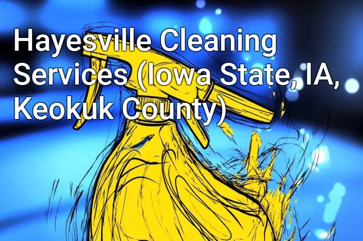 Hayesville Cleaning Services (Iowa State, IA, Keokuk County)