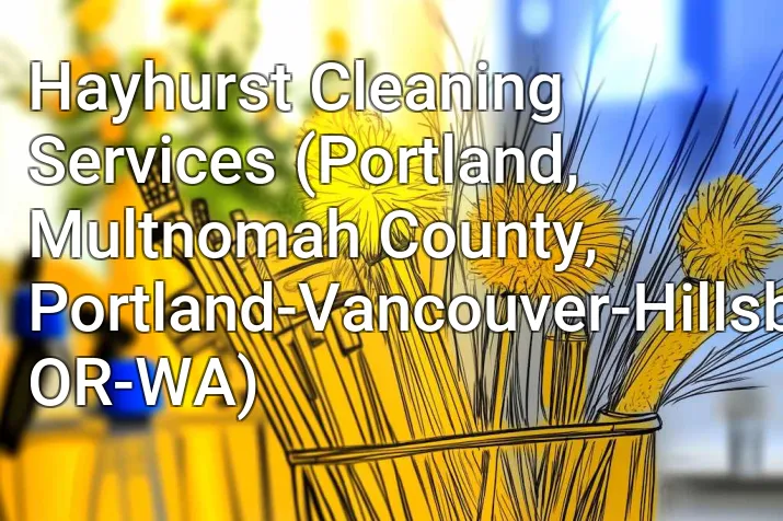 Hayhurst Cleaning Services (Portland, Multnomah County, Portland-Vancouver-Hillsboro, OR-WA)