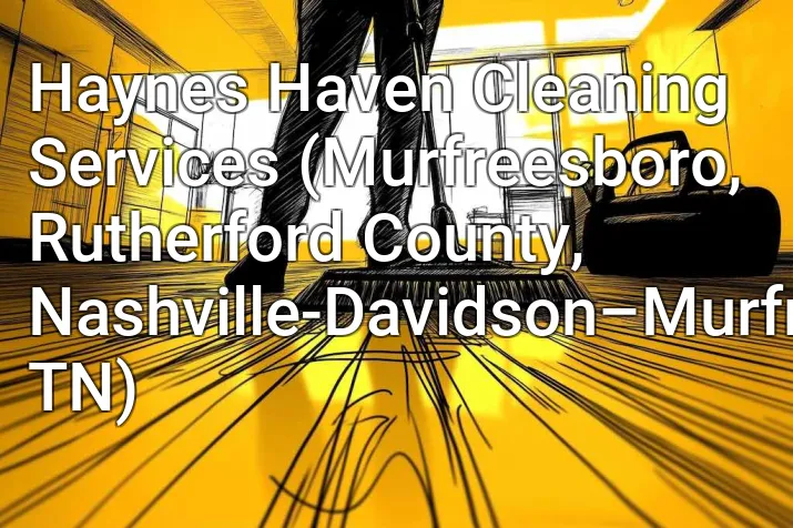 Haynes Haven Cleaning Services (Murfreesboro, Rutherford County, Nashville-Davidson–Murfreesboro–Franklin, TN)