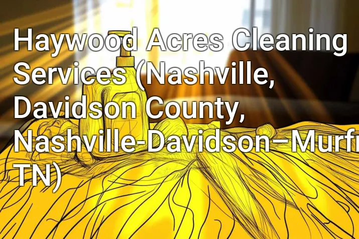 Haywood Acres Cleaning Services (Nashville, Davidson County, Nashville-Davidson–Murfreesboro–Franklin, TN)