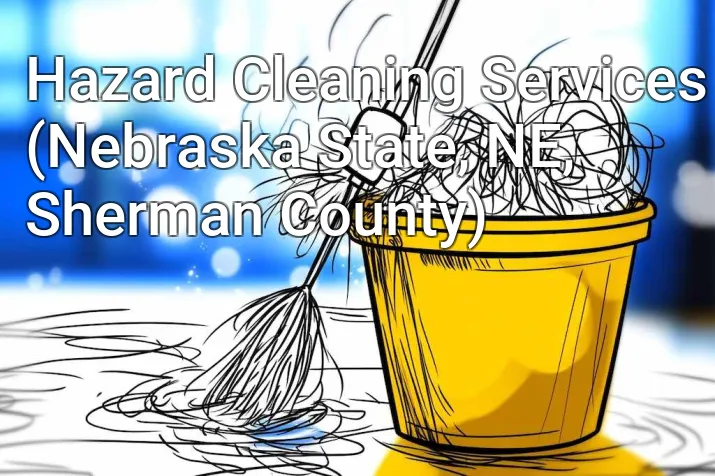 Hazard Cleaning Services (Nebraska State, NE, Sherman County)