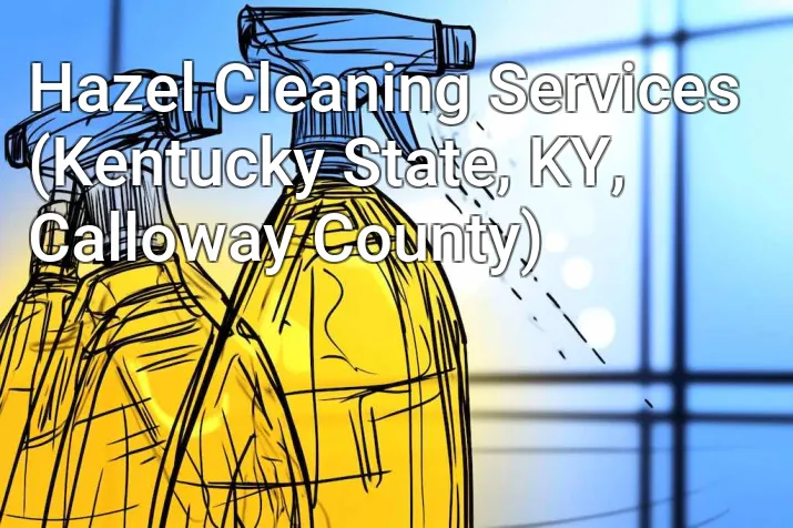 Hazel Cleaning Services (Kentucky State, KY, Calloway County)
