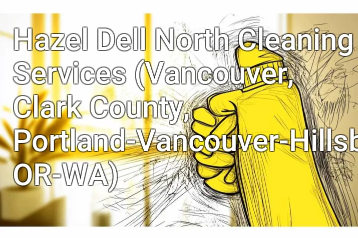 Hazel Dell North Cleaning Services (Vancouver, Clark County, Portland-Vancouver-Hillsboro, OR-WA)