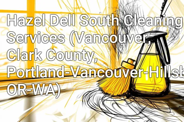 Hazel Dell South Cleaning Services (Vancouver, Clark County, Portland-Vancouver-Hillsboro, OR-WA)