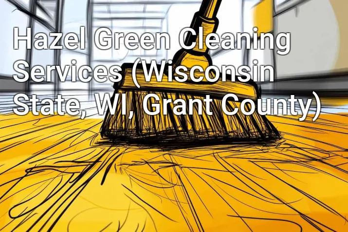 Hazel Green Cleaning Services (Wisconsin State, WI, Grant County)