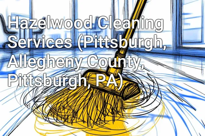 Hazelwood Cleaning Services (Pittsburgh, Allegheny County, Pittsburgh, PA)