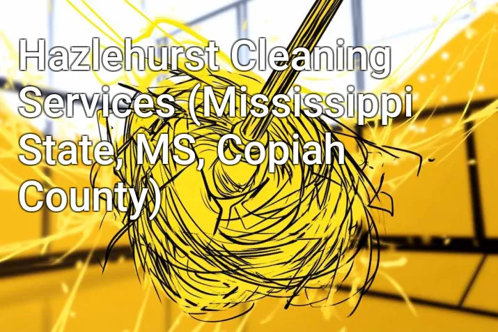 Hazlehurst Cleaning Services (Mississippi State, MS, Copiah County)