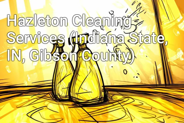Hazleton Cleaning Services (Indiana State, IN, Gibson County)