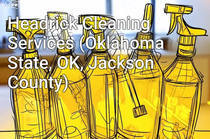 Headrick Cleaning Services (Oklahoma State, OK, Jackson County)
