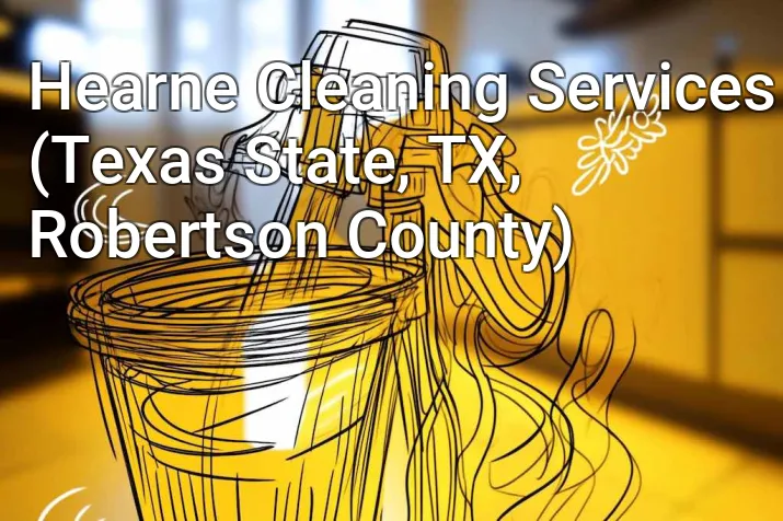 Hearne Cleaning Services (Texas State, TX, Robertson County)