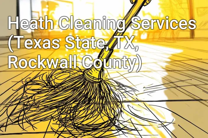 Heath Cleaning Services (Texas State, TX, Rockwall County)